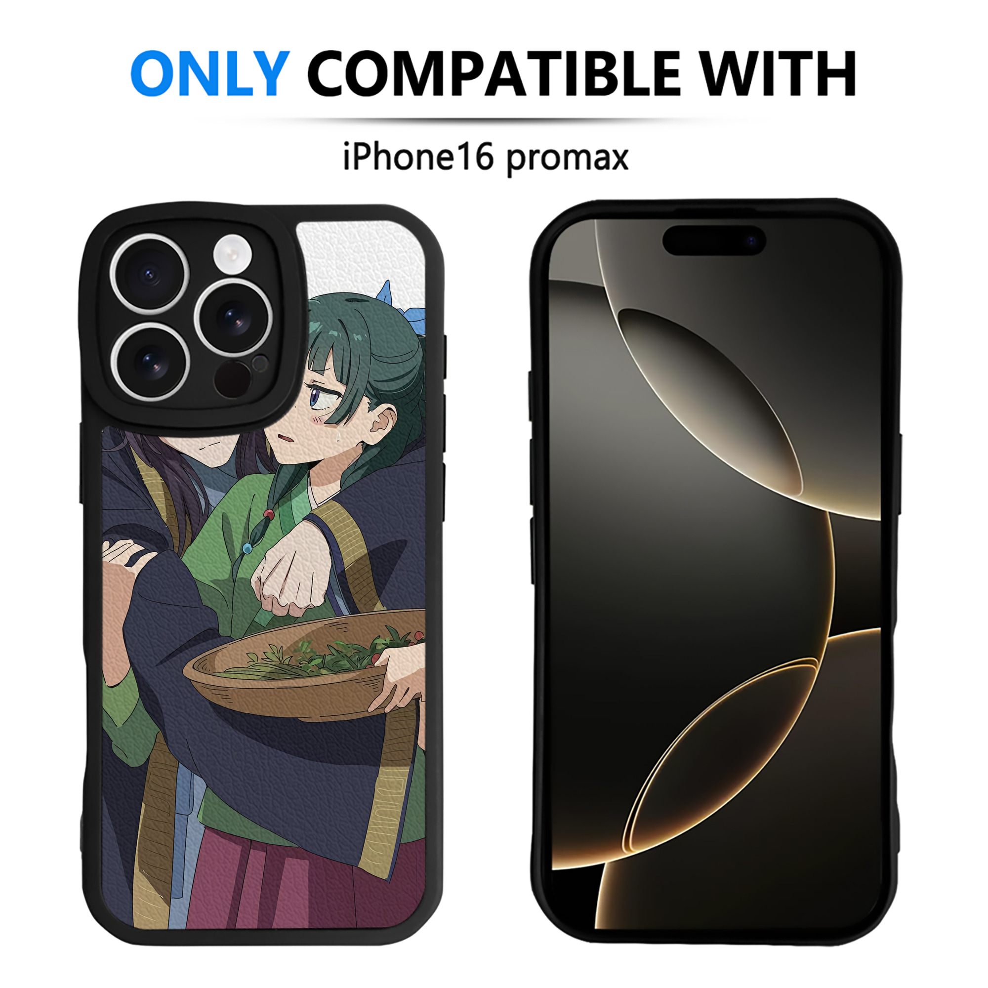 薬屋のひとりごと The Apothecary Diaries 【iPhone 16シリーズ対応】シリコンスマホケース（レザー調） 材質：シリコン